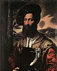 Dosso Dossi Canvas Paintings - Portrait of a Warrior